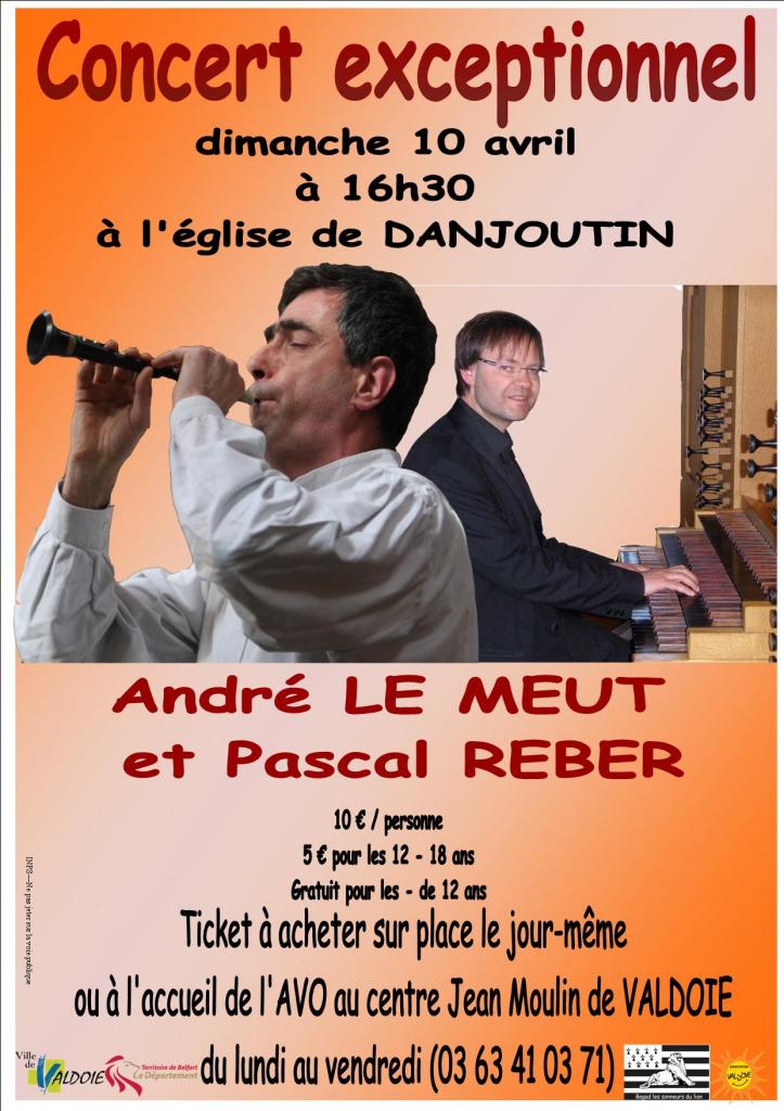 Concert Pascal REBER et André LE MEUT