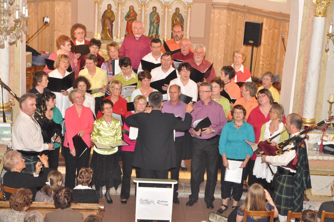 Accompagnement d'une chorale, Grosmagny